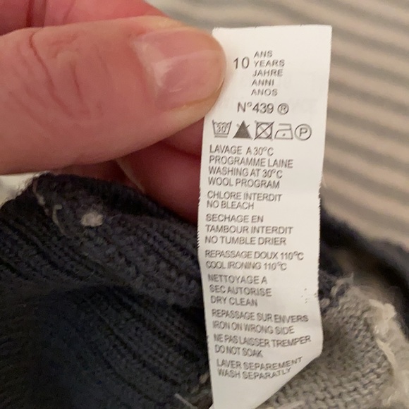 Catimini Cotton/angora boys zip sweater - Picture 5 of 6